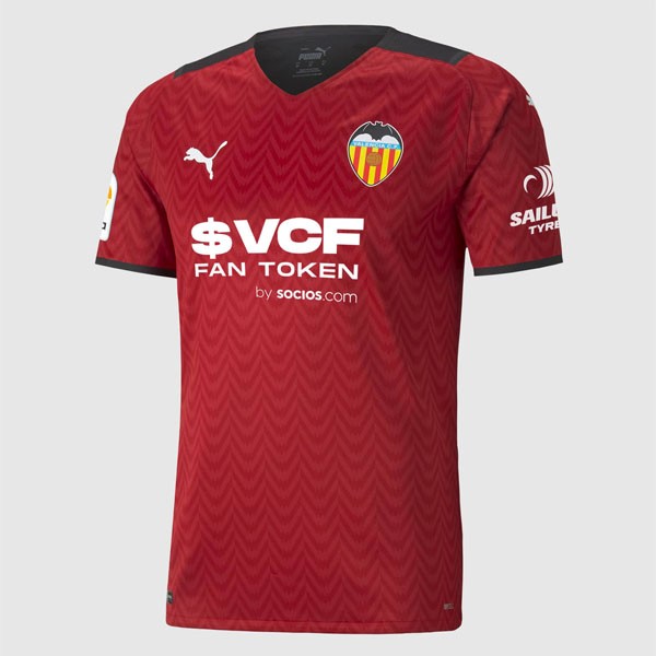 Tailandia Camiseta Valencia Segunda equipo 2021-22